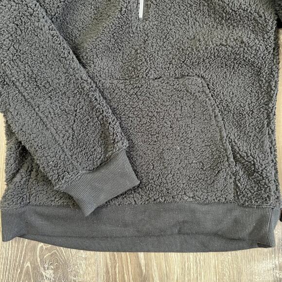 C9 Champion Girls' Black Sherpa Fleece Quarter Zip Pullover - Size Large - NWT - Picture 5 of 7